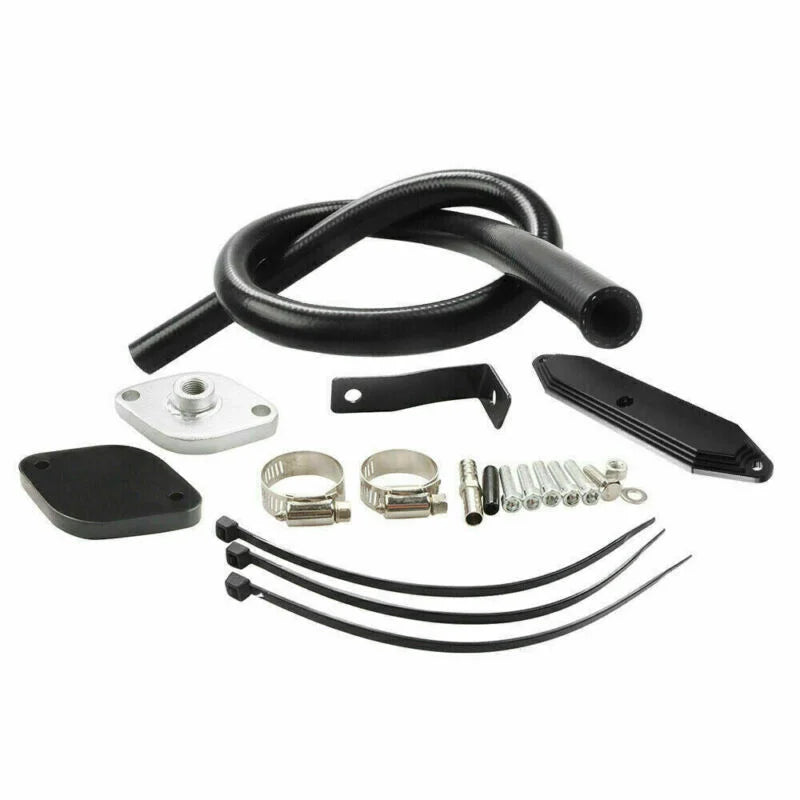 2011-2019 6.7L Ford 4'' Race Pipe Delete DPF/CAT Pipe w/ EGR Exhaust Valve Kit