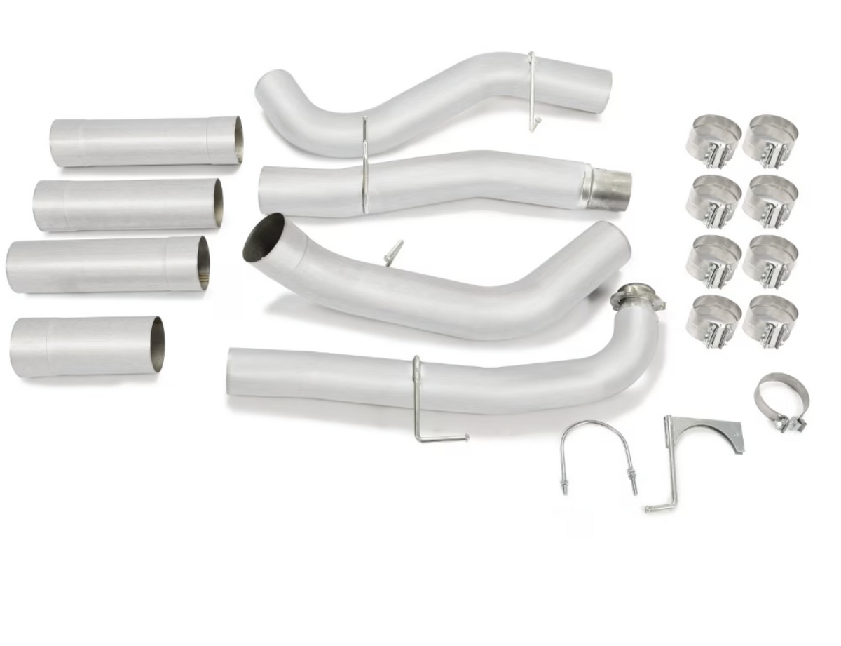 2011-2016 LML 5" Aluminized Downpipe-Back Exhaust Single - 3-Bolt / V-Band