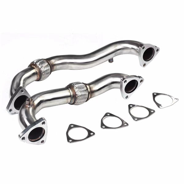 2008-2010 Powerstroke 6.4L Heavy Duty - Thick Wall Up Pipes