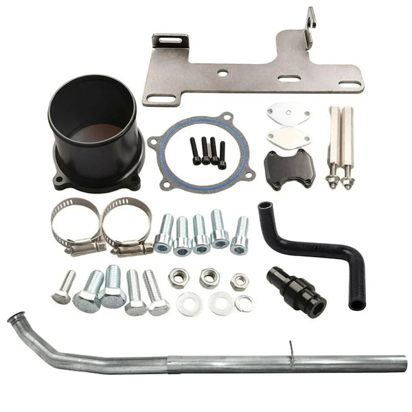 2007.5-2012 6.7 Cummins 4" DPF Delete Race Pipe | Dodge Ram 2500/3500 & EGR Cooler Kit