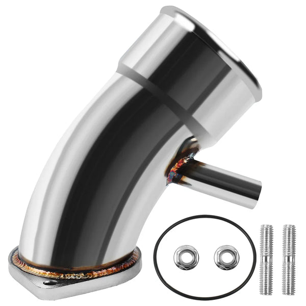 2017-2019 GM 6.6L L5P Duramax 3.5" Polished Turbo Intake Horn Kit