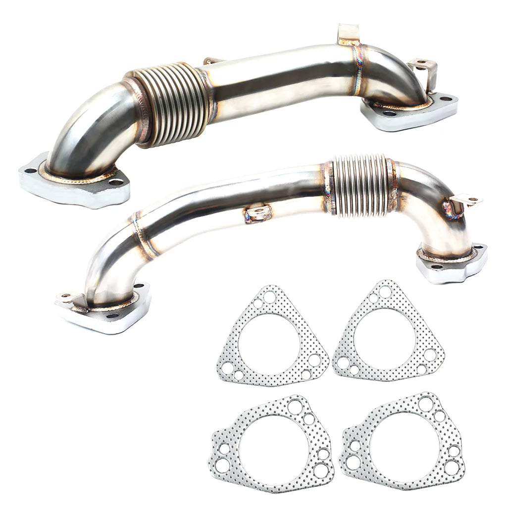 2017-2025 GM 6.6L Duramax L5P Diesel OEM Length Replacement High Flow Up Pipes