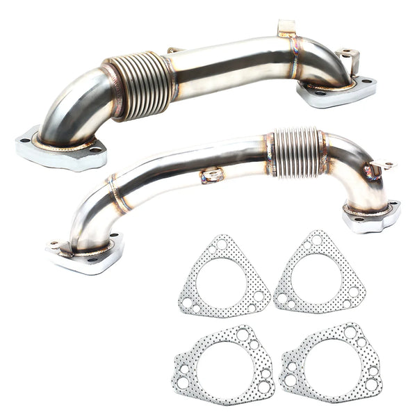 2017-2025 GM 6.6L Duramax L5P Diesel OEM Length Replacement High Flow Up Pipes
